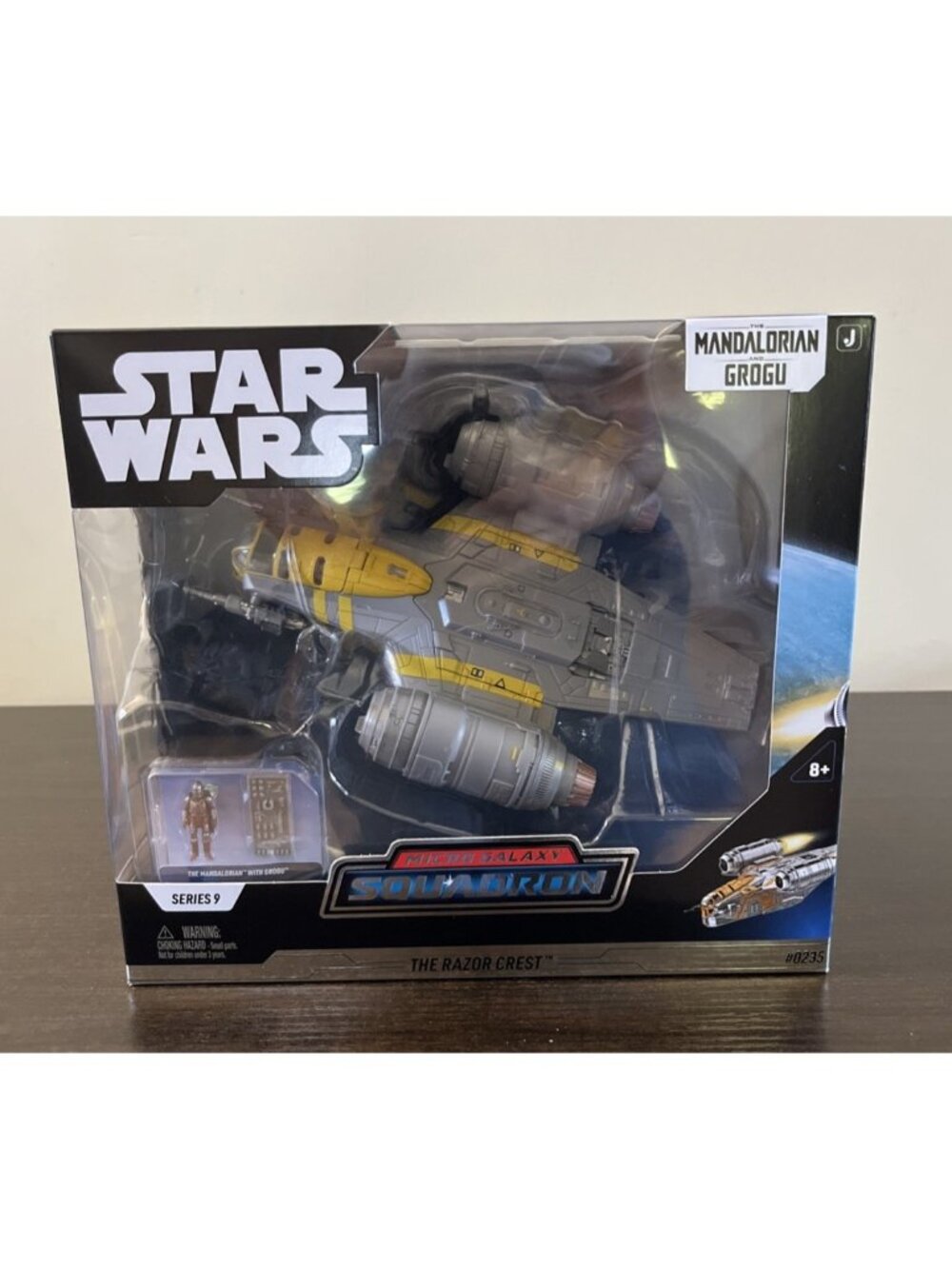Jazwares Star Wars Micro Galaxy Squadron Razor Crest Mandalorian Grogu Series 9